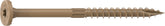 Camo 0355174 Framing Screw, 0.16 in Thread, 3 in L, Flat Head, Star Drive, Slash Point, PROTECH Ultra 4 Coated, 150